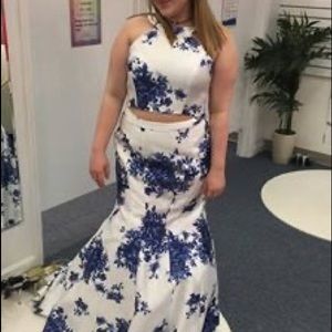 Beautiful two piece prom dress